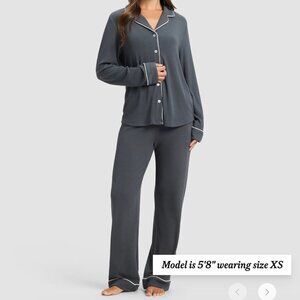 Bamboo Rib Knit Classic Long Sleeve Pajama Set | Cozy Earth